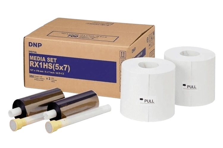 DNP DS-RX1 HS 미디어 인화지 · 5×7 사이즈 · 2롤 / 1BOX